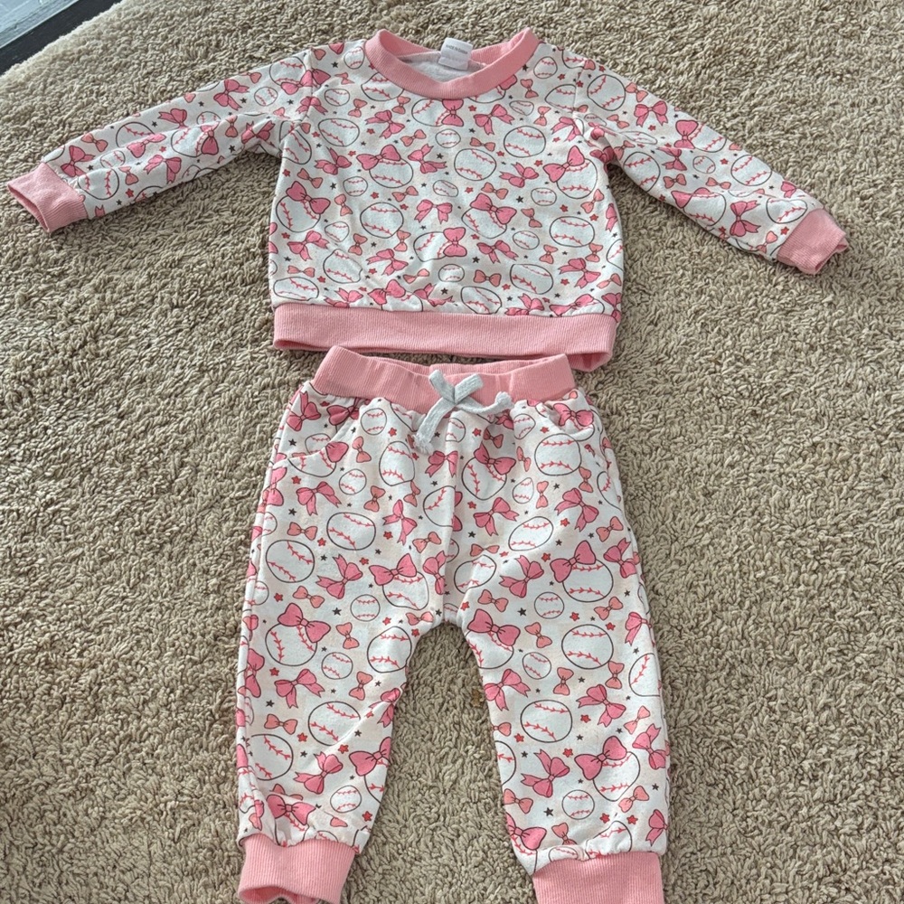 Pink and White Kids Lounge Set